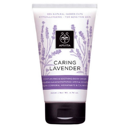 Apivita Caring Lavender Creme Corporal Hidratante e Calmante 150ml